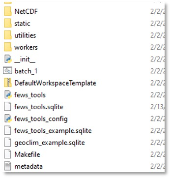 List of files that includes fews_tools.sqlite